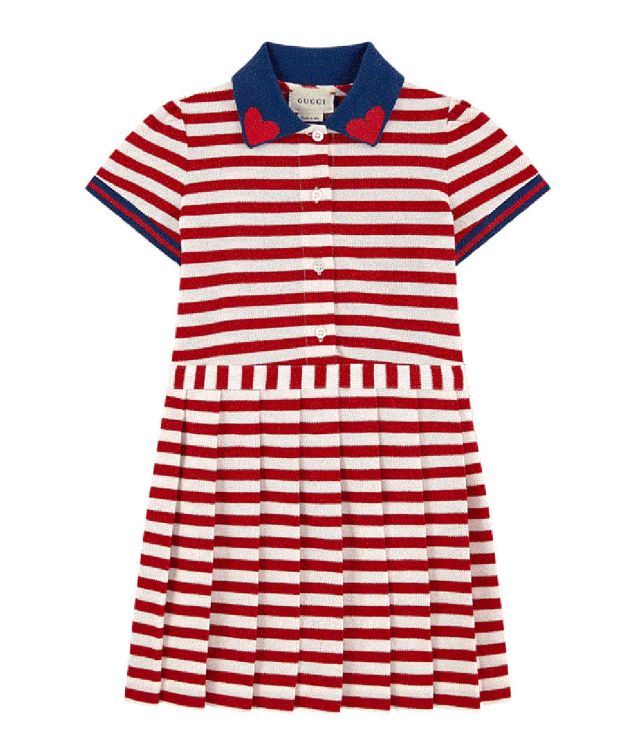 Multi-colour cotton blend stripe dress Sale - gucci