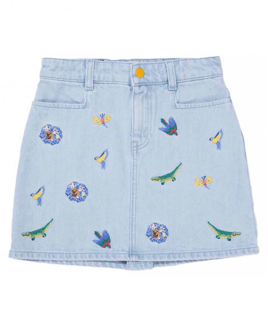 Light blue pure cotton mini skirt Sale - gucci