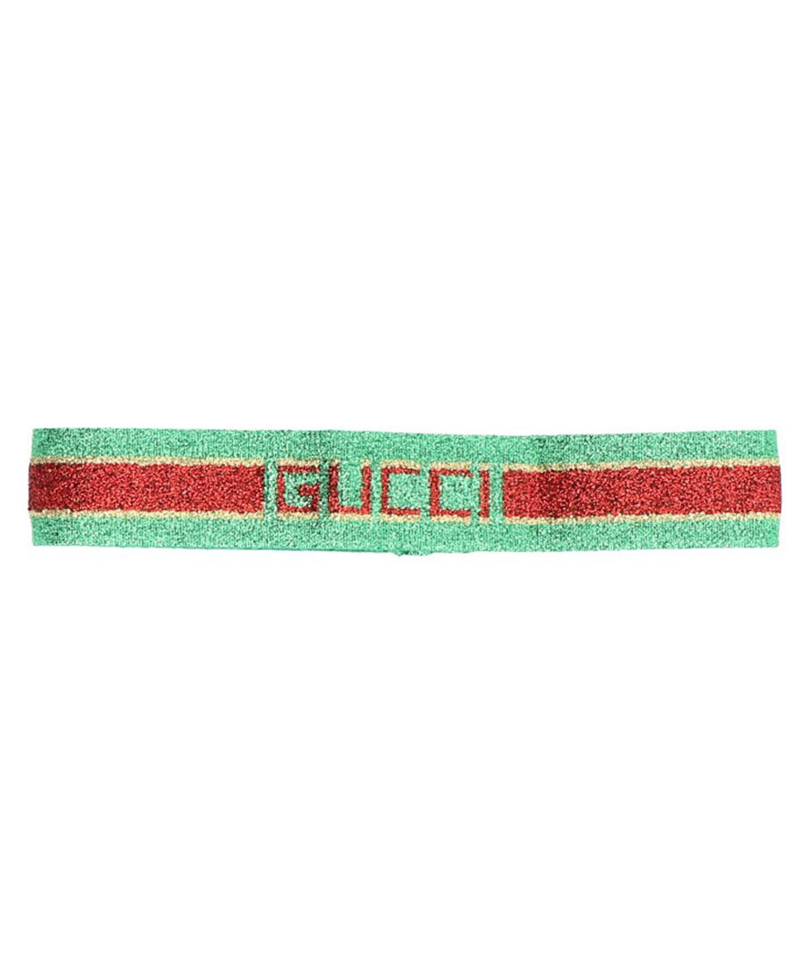 Multi-colour cotton blend logo headband Sale - gucci