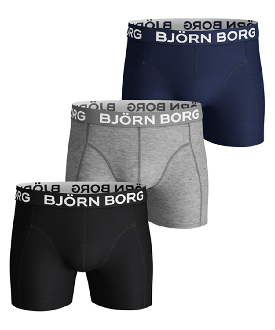 3pc Seasonal Solids boxers set Sale - bjorn borg