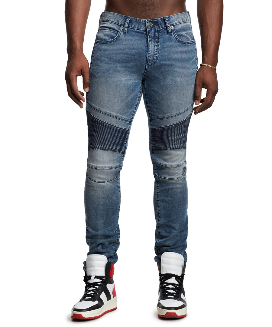 Rocco blue contrast skinny jeans Sale - true religion