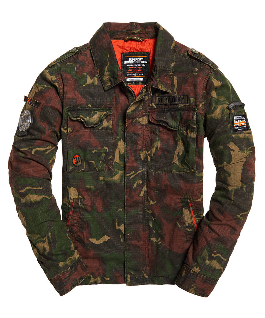 Ghost Camo Limited Edition Flight Bomber Jacket Sale - superdry