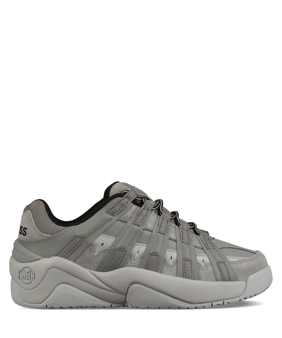 Endorsement charcoal leather sneakers Sale - k swiss