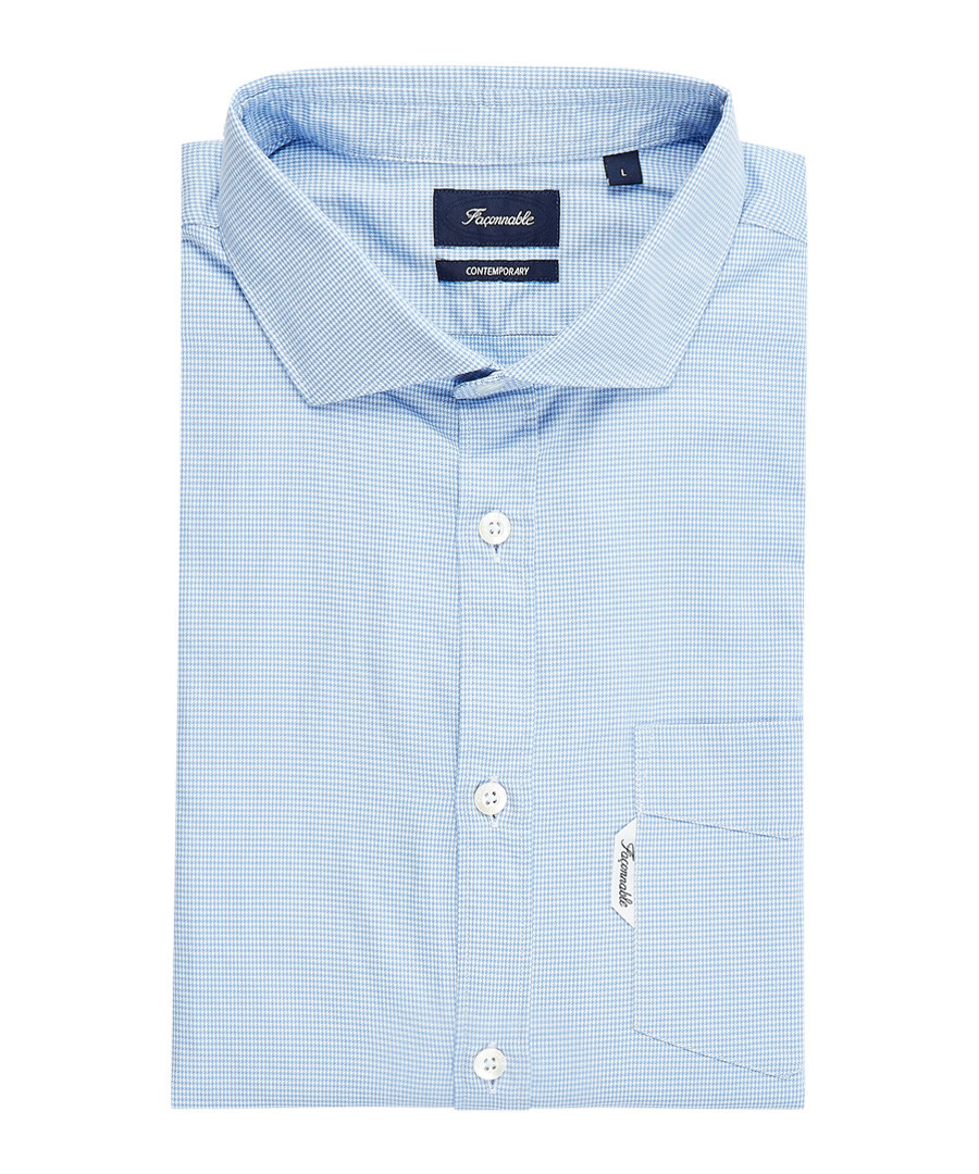 Riviera regal blue button-down shirt Sale - Façonnable