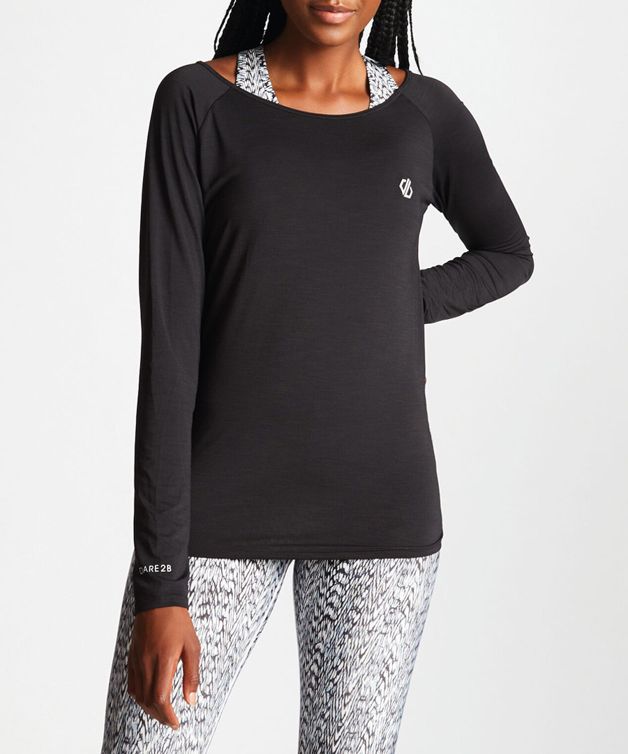 Black long sleeve sweatshirt Sale - dare2b