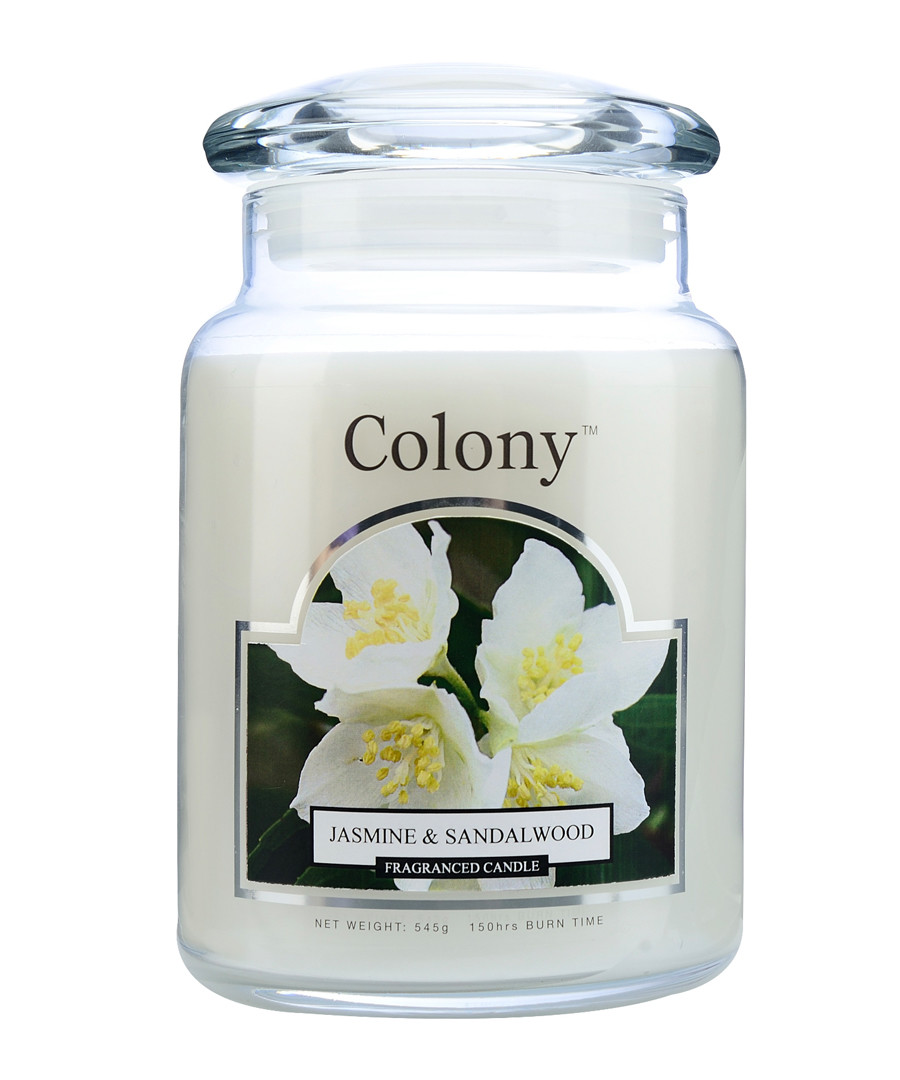 Jasmine & Sandalwood large jar candle Sale - wax lyrical