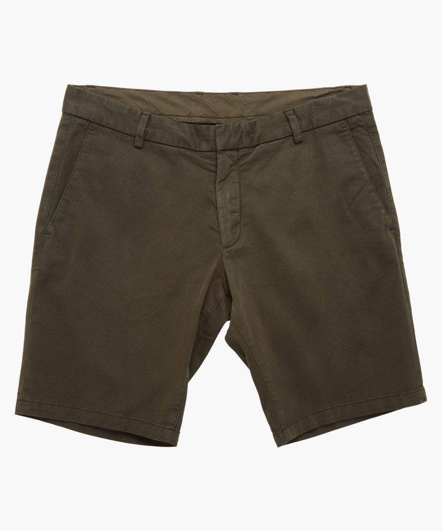 Khaki cotton shorts Sale - tiger of sweden