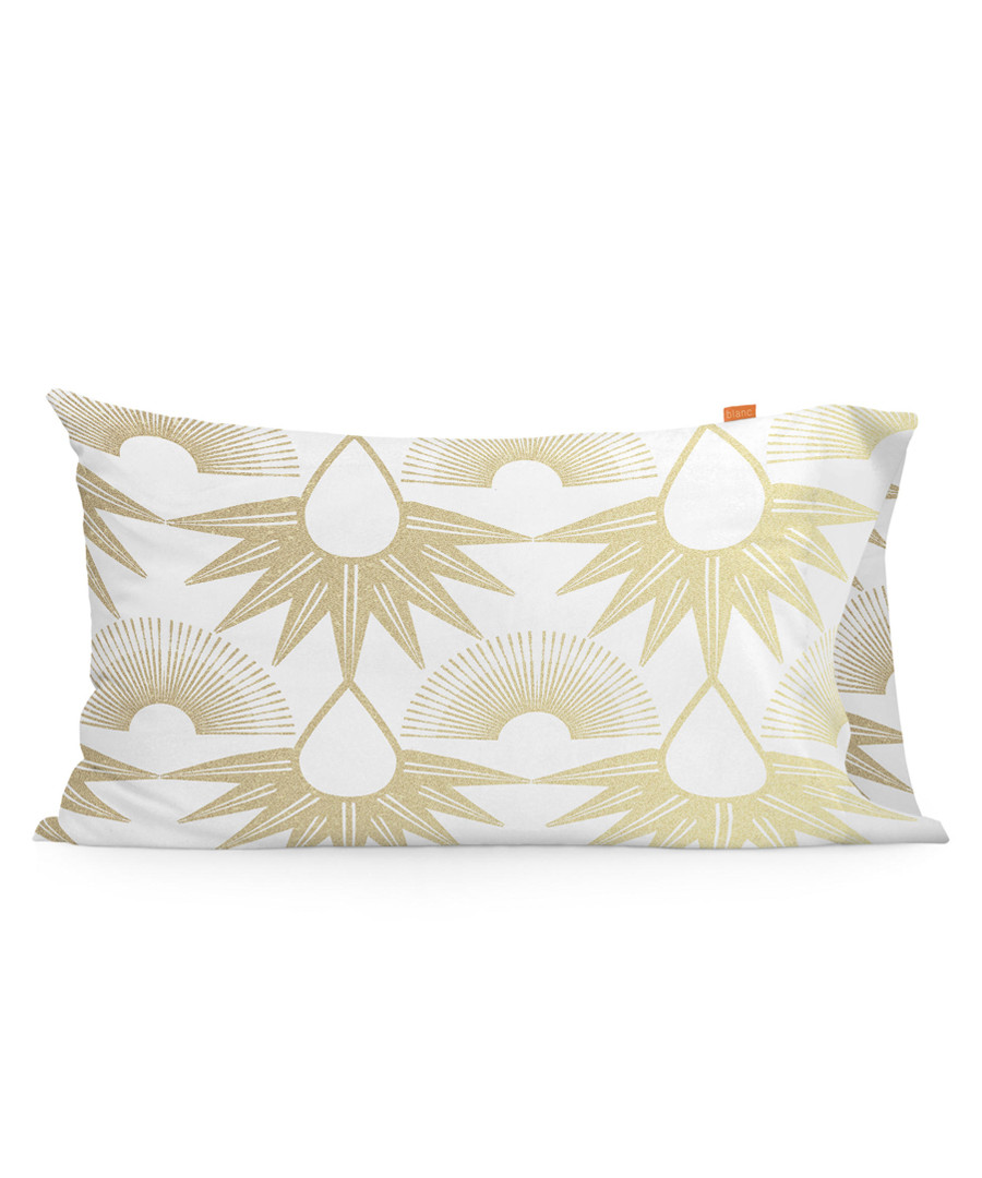 2pc Golden Tears cotton pillow covers Sale - blanc