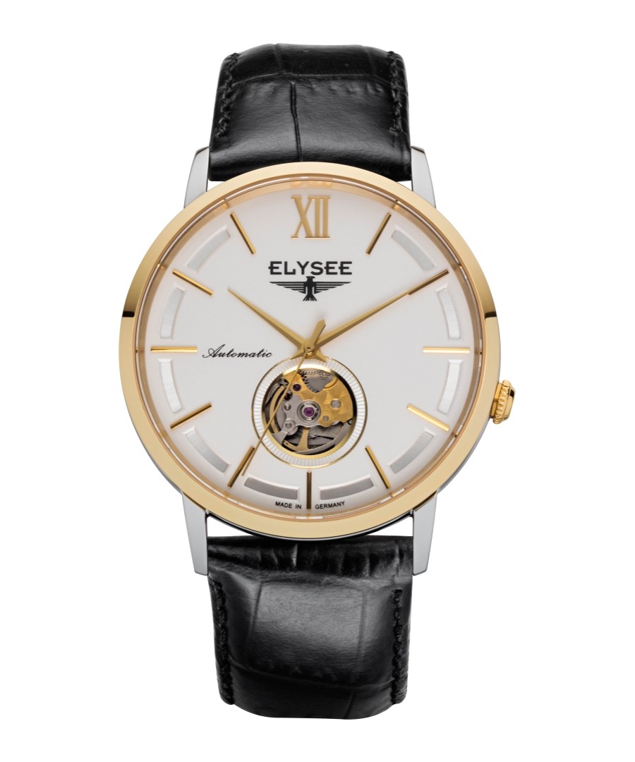 Picus black leather strap watch Sale - Elysee
