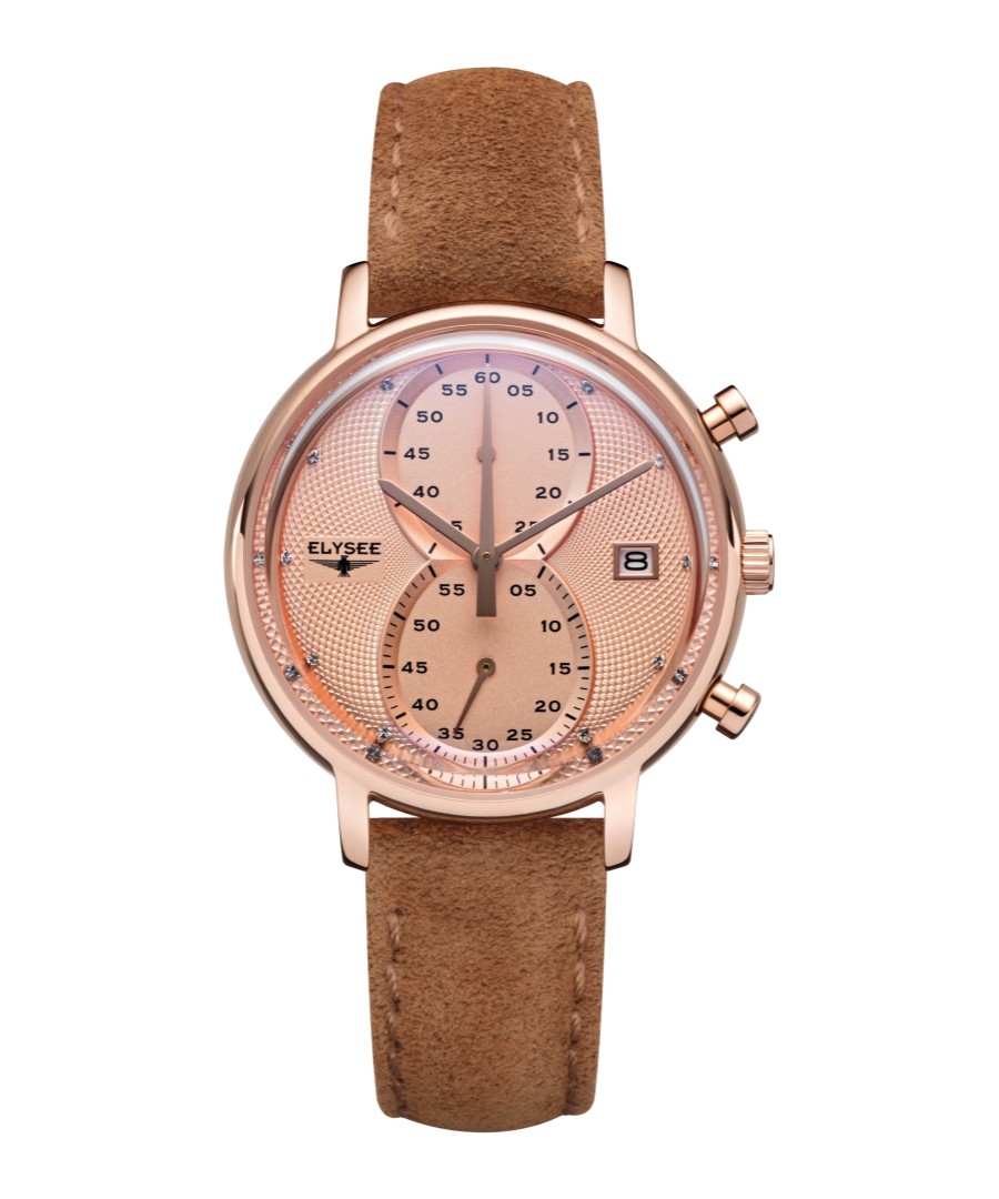 Minos Lady suede strap watch Sale - Elysee